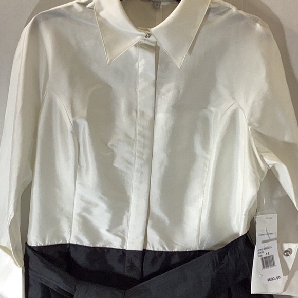 Teri Jon by Rickie Freeman
Taffeta Two-Tone Shirt Gown - Picture 8 of 14